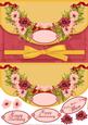 Bright and Sunny Birthday or Other Scalloped Card Front