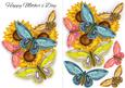 Mother's Day Card Step by Step Butterflies