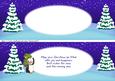 Penguin Christmas Large Dl Insert