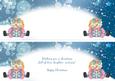 Christmas Snowman Large Dl Insert