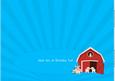 Jolly Farm Birthday Large Dl Insert