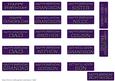 Sentiment Sheet for the Purple Cougar Motorbike Card