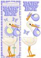 Baby Boy Stalk New Baby Large Dl Card