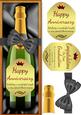 Anniversary or Graduation Bottle of Champagne Large Dl Card