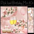 cup596902_1446 - Pink Iced Birthday, Wedding, Anniversary Mini Kit