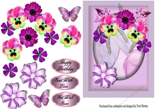 pretty flowers and bows