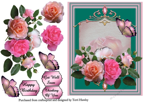 get well roses