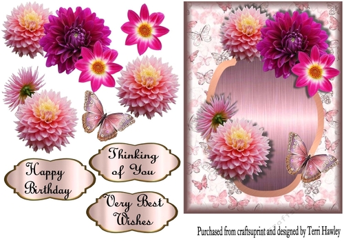 thinking of you dahlia