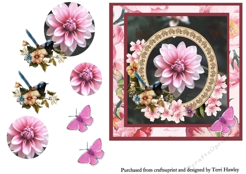 a card for many reasons in pink