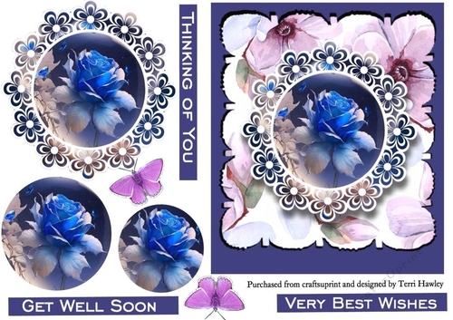 blue rose greetings