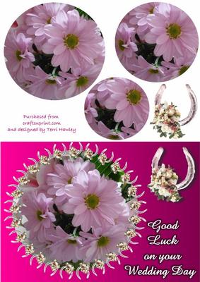 Wedding Horse Shoe Best Wishes