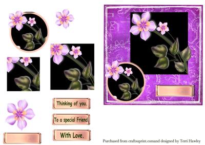 Thinking of You Pink and Purple