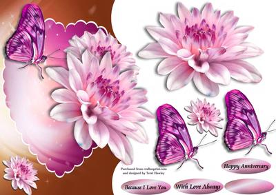 Pink Dahlia Love