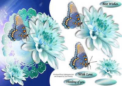 Blue Dahlia Greetings