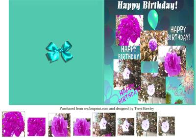 All in One Birthday Turquoise