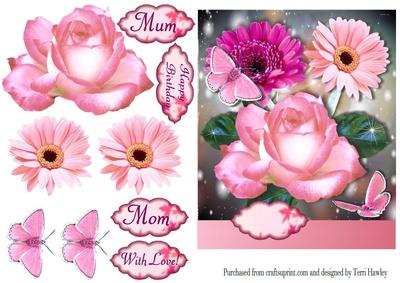 Pink Flowers for Mother