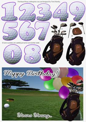 Happy Birthday Golfer