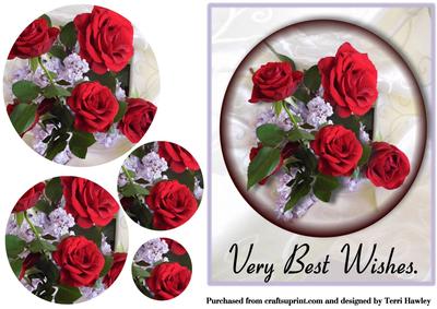 Red Roses Best Wishes