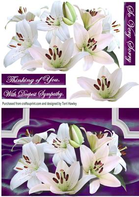 Sympathy Lilies