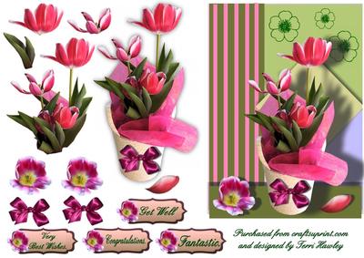 Basket of Tulips