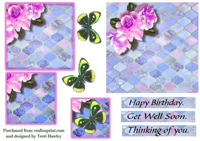 Pink and Lilac Squares