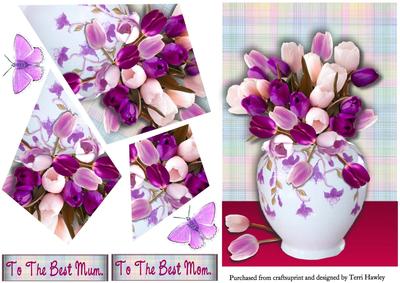 Purple Tulips for Mum