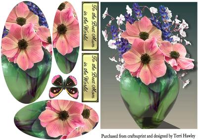 Pink Flowers for Mum