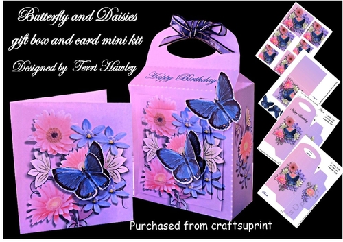 butterfly and daisies mimi kit