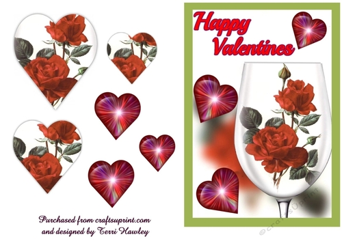 vanlentins day glass of roses