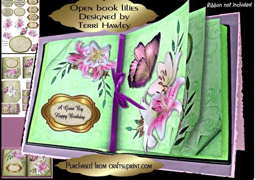 open book lilies