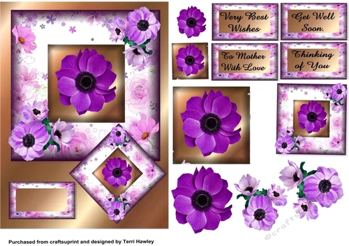 anemones love and greetings