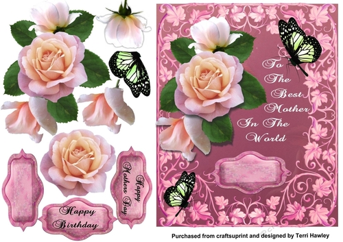 the best mother in the world pink