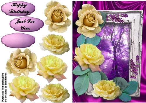 just for you yellow roses