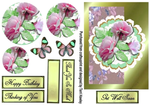  pink mixed greetings