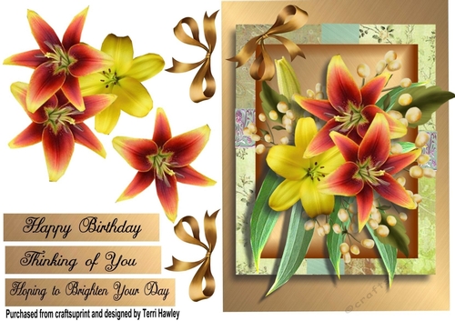 to brighten your day with lilies