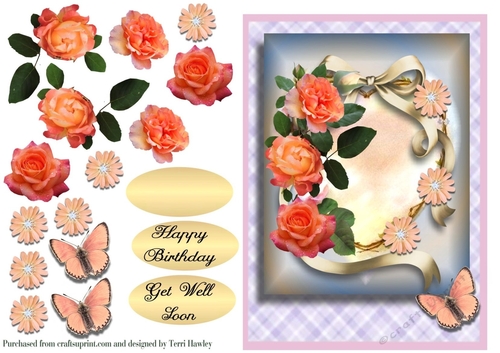 get well soon roses