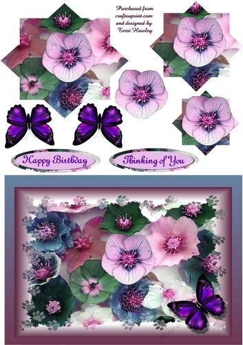 Thinking of you with flowers