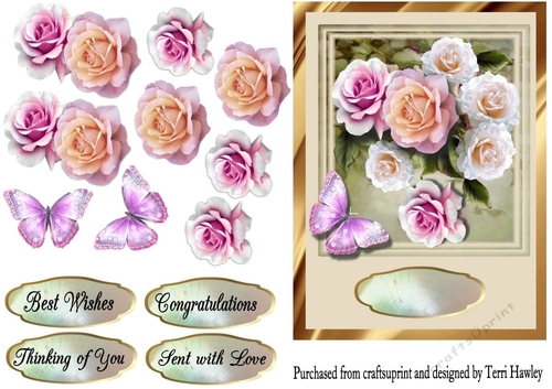 thinking of you with roses