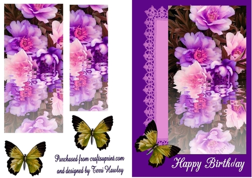 happy birthday purple