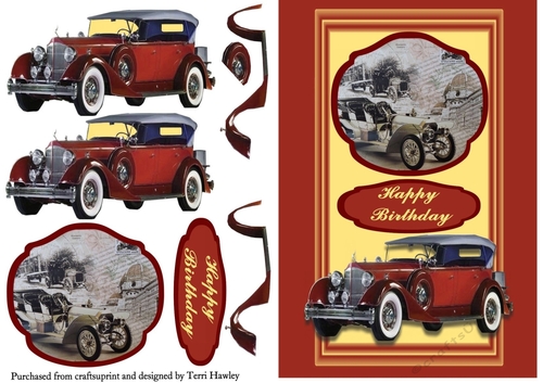 antique car birthday