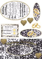 Wedding Invite Black and White