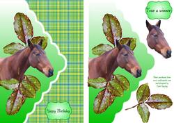 Horse with Leaf