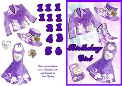 Birthday Girl Purple