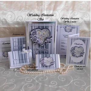 Silver Wed Invite
