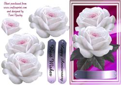 Two White Rose's