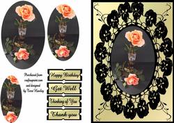 Black Lace Rose