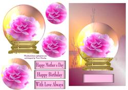 Mothers Rose Globe