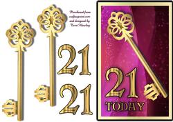 Twenty One Key Pink