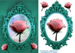 Framed Rose