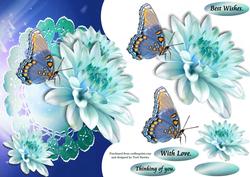 Blue Dahlia Greetings